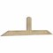 Ekena Millwork Portland Rough Sawn Timber Gable Bracket, Douglas Fir, 60"W x 15"H x 2"D x 4"F, 6/12 Pitch GBW060X15X0204POR00RDF - alternate 3